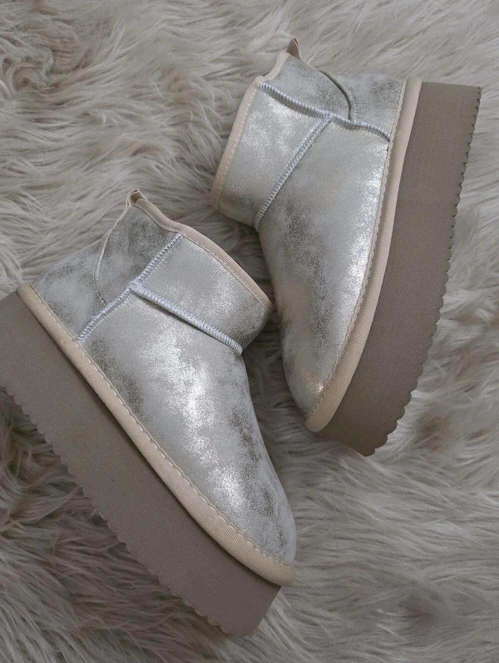 Corkys Footwear Room Service‎ Boots In Gold Women's Platform Sole
